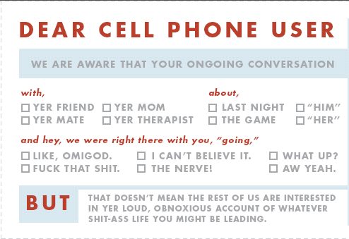 Cell Phone Abuse
