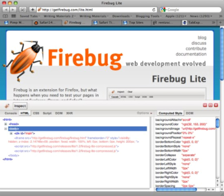 Safari-Firebug-Lite-plugins