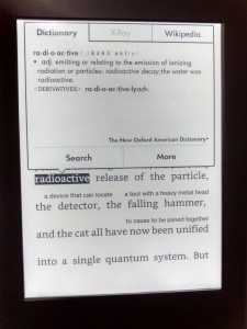 All-New Kindle Paperwhite in action